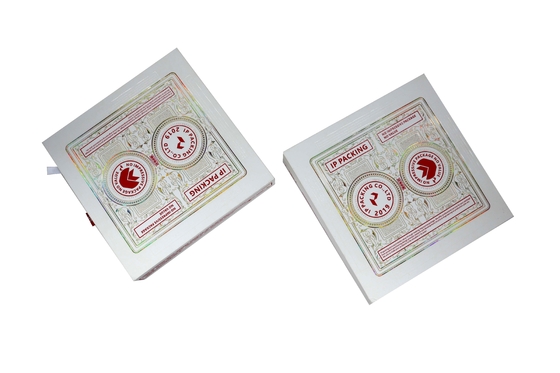 Custom Gift Box Packaging , Cardboard Paper Box With Ribbon Pull