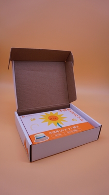 FSC Pizza Sustainable Shipping Boxes , Mailer Box With 400g C1S Material CMYK PMS Printing