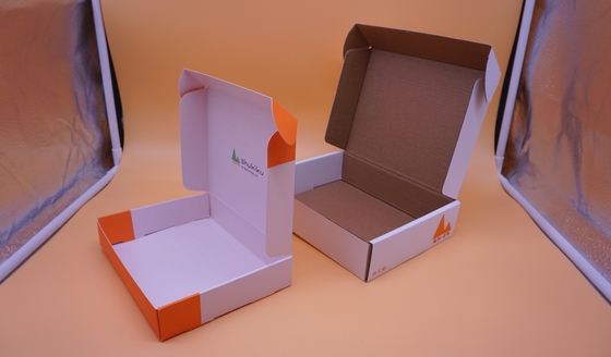 FSC Pizza Sustainable Shipping Boxes , Mailer Box With 400g C1S Material CMYK PMS Printing