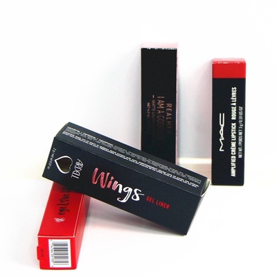 Die Cut Cosmetic Packing Box , Custom Lipstick Packaging Boxes ROHS ISO Certificate